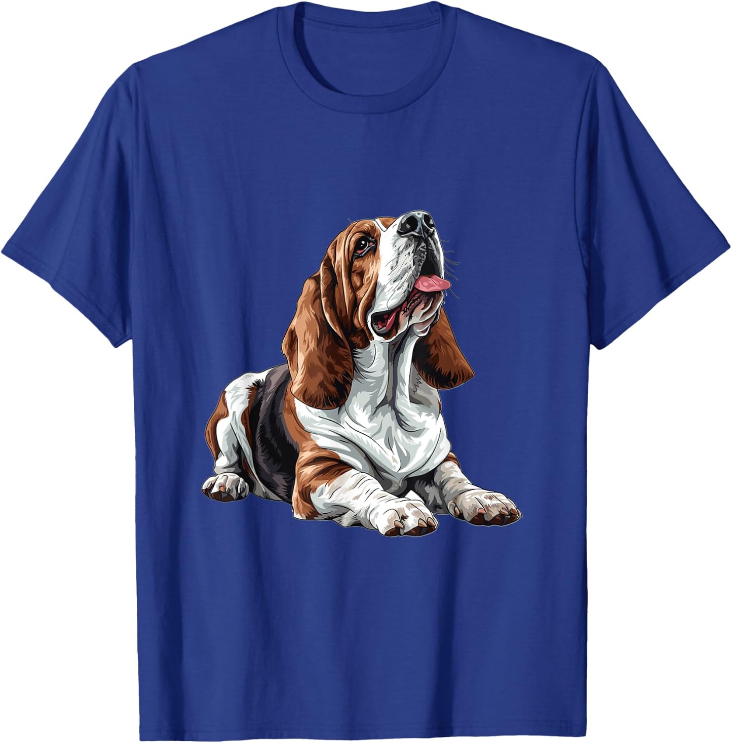 Basset Hound Dog Breed Graphic Men Women Girls Kids T-Shirt - T-Shirt | Royal