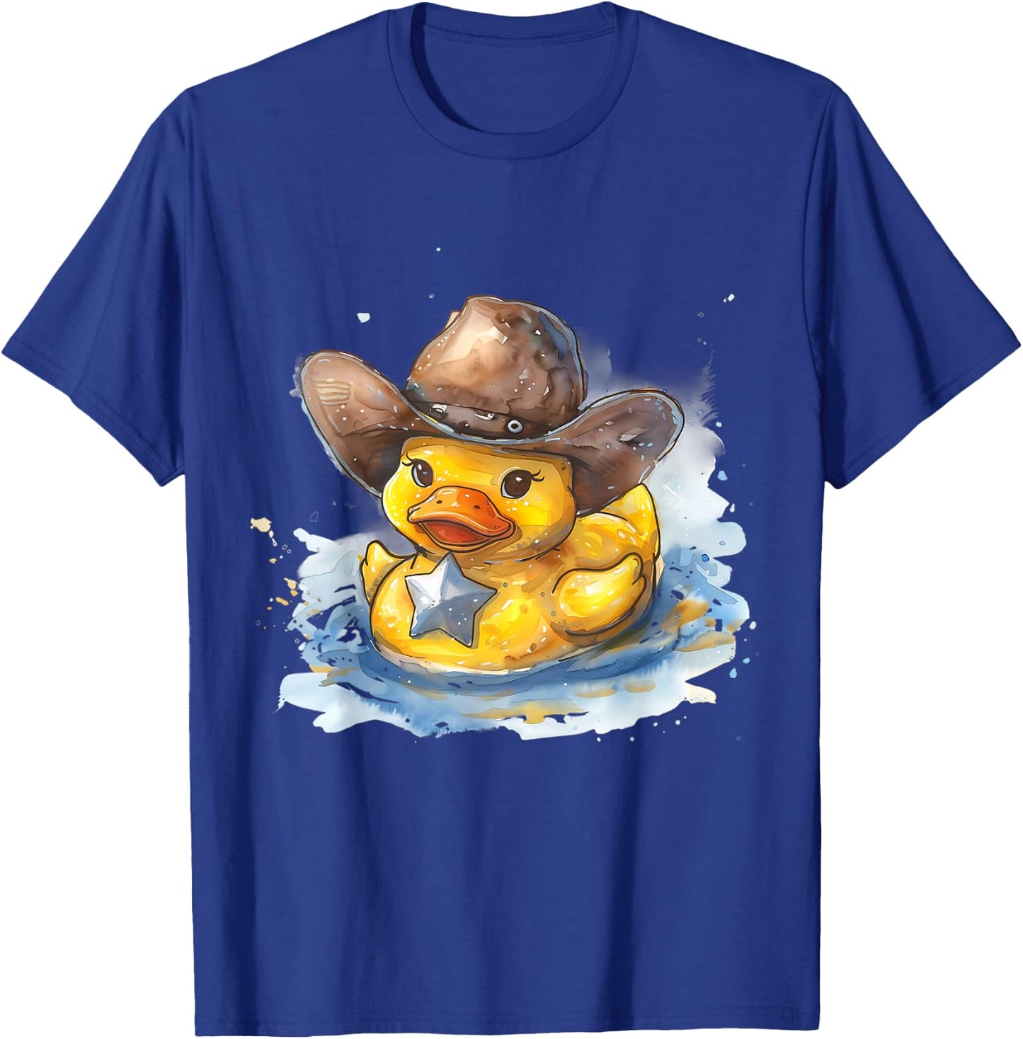 Rubber Duck Sheriff Rubber Duckie Marshal Rubber Duckling T-Shirt - T-Shirt | Royal