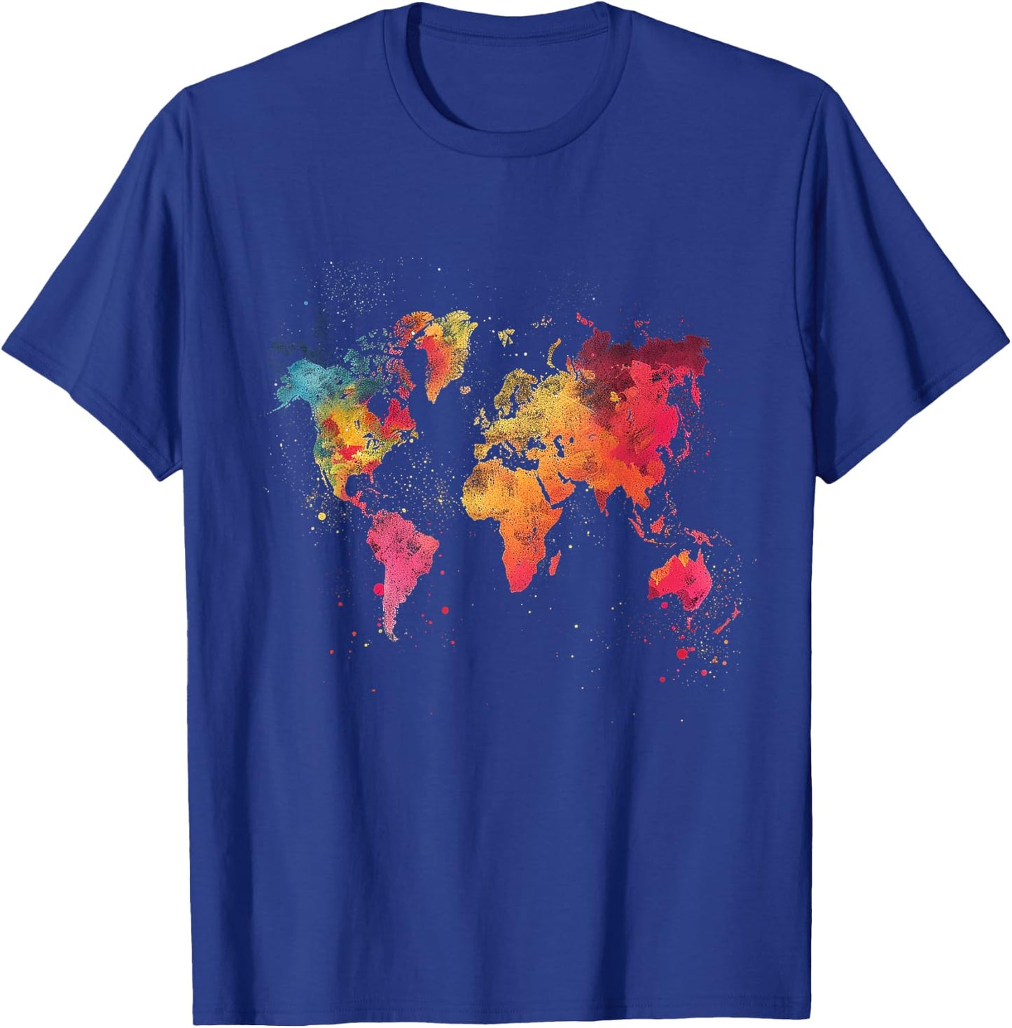 World Map T-Shirt - T-Shirt | Royal