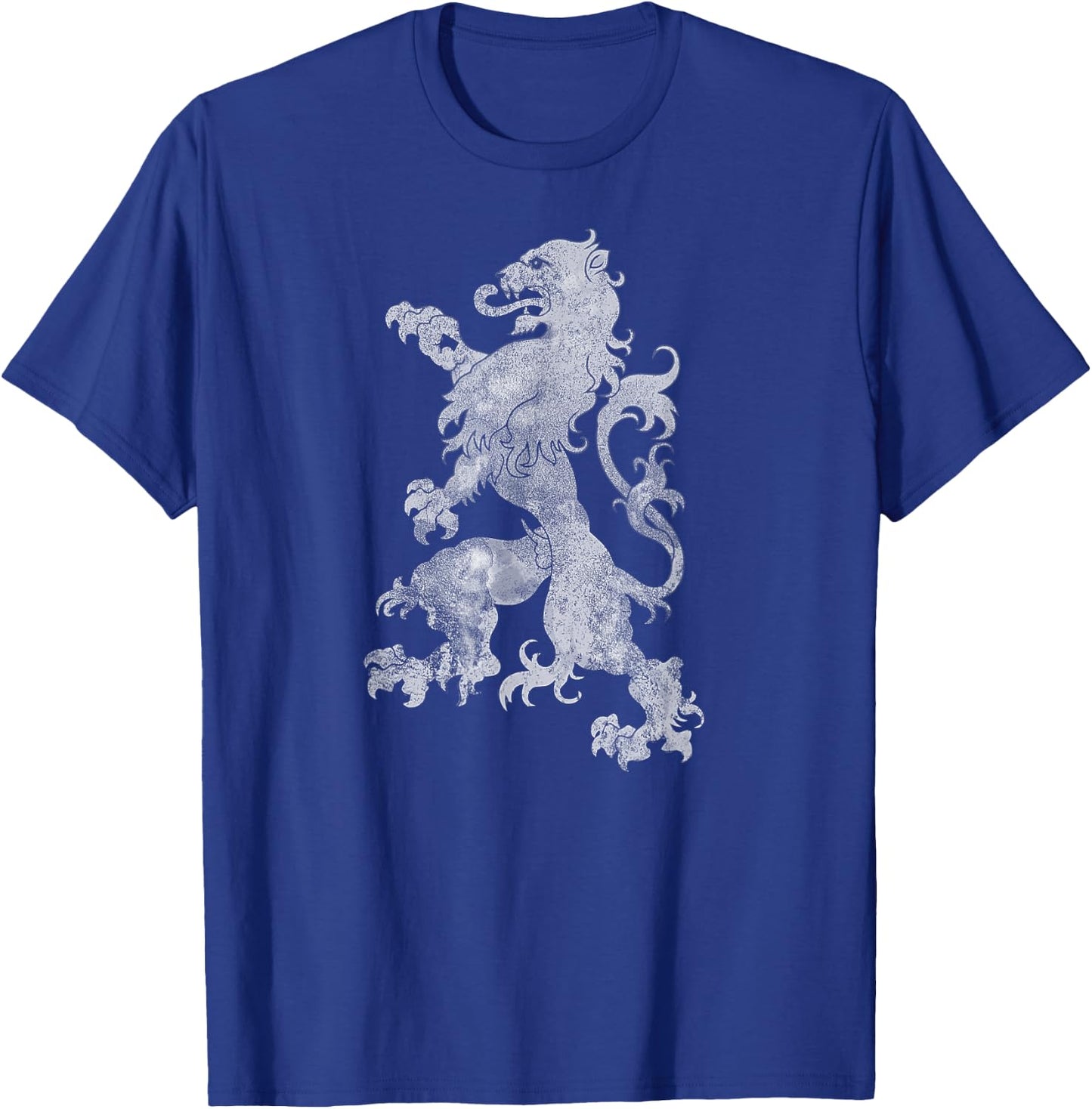 Medieval Graphic Vintage Heraldic Rampant Lion T-Shirt - T-Shirt | Royal
