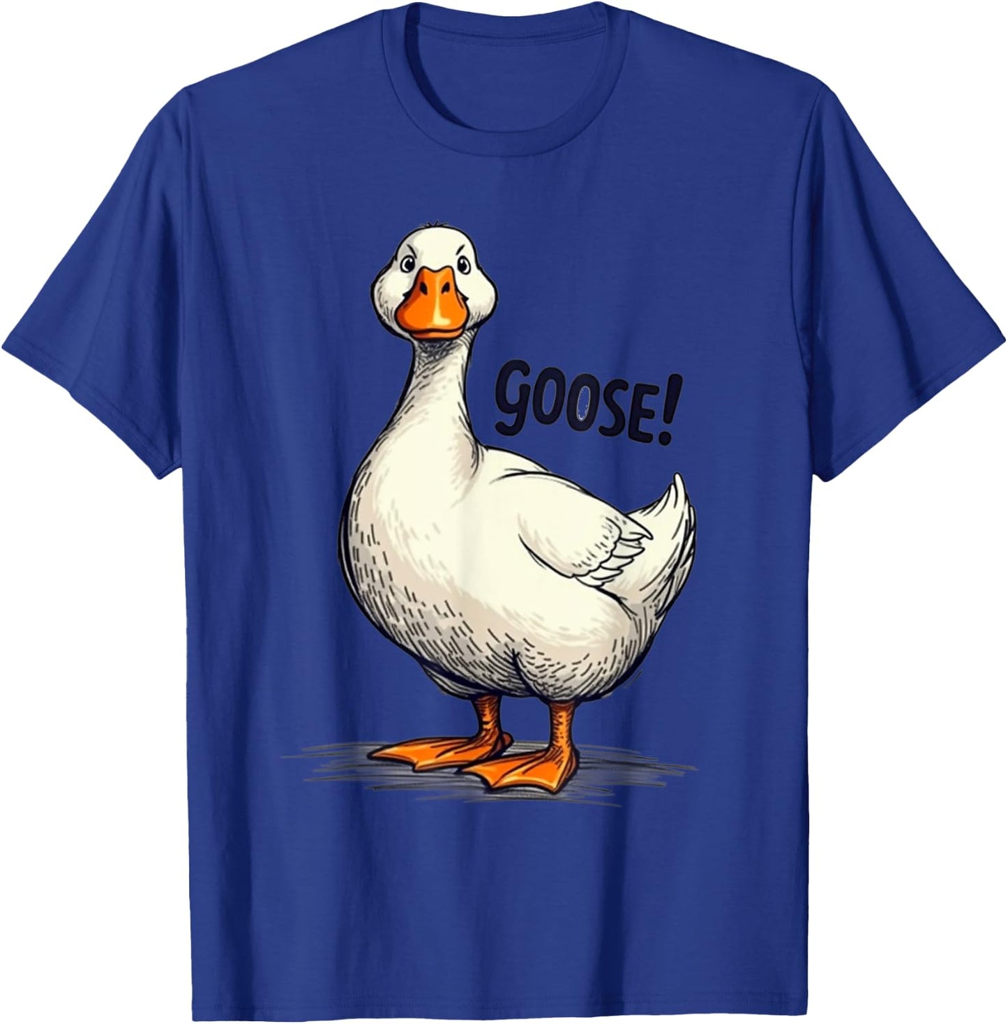 Funny Goose Geese Meme pour hommes, femmes, enfants, garçons et filles T-Shirt - T-Shirt | Royal