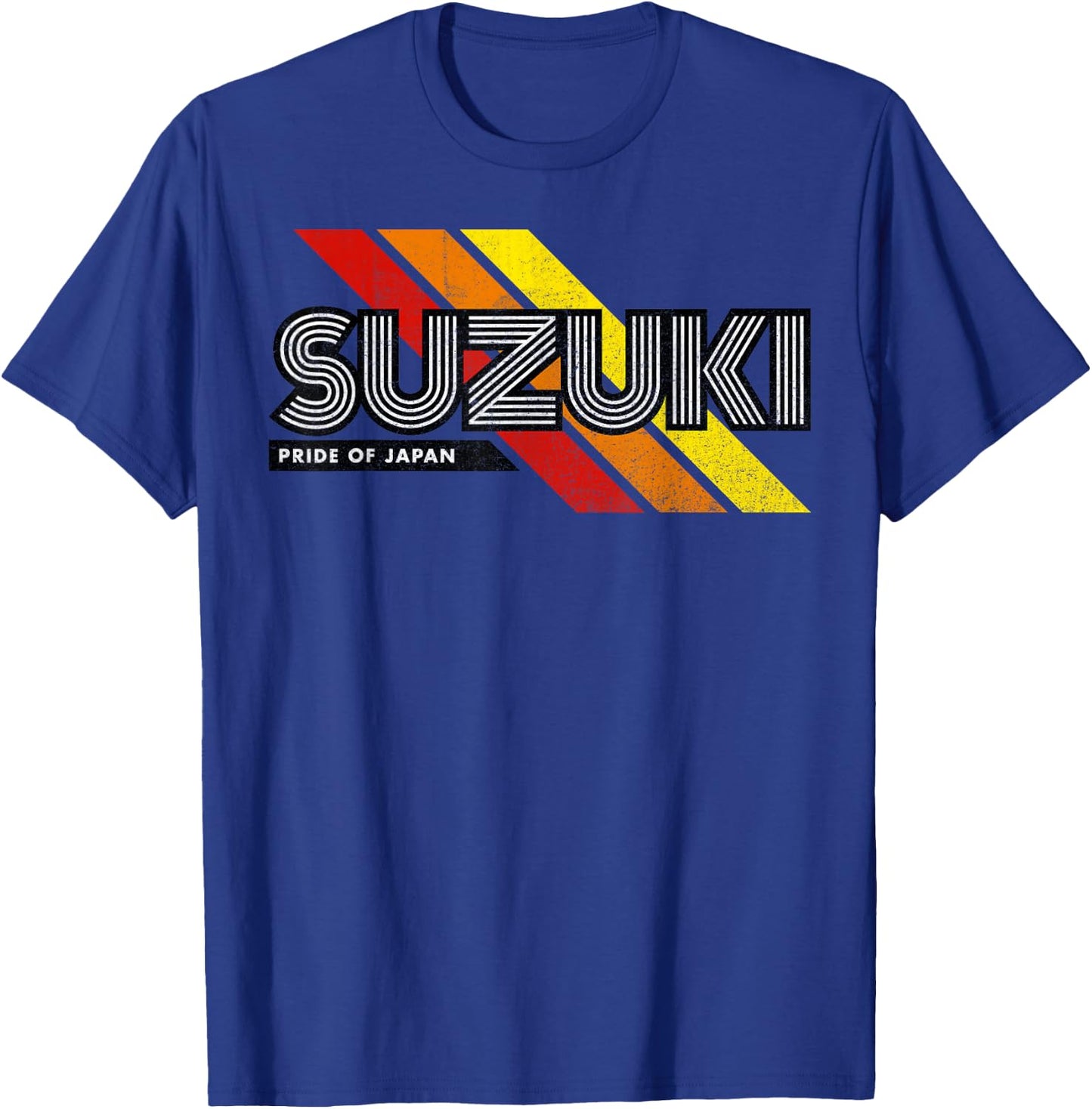 Suzuki Family Name Japanese Retro Vintage , Black, S T-Shirt - T-Shirt | Royal