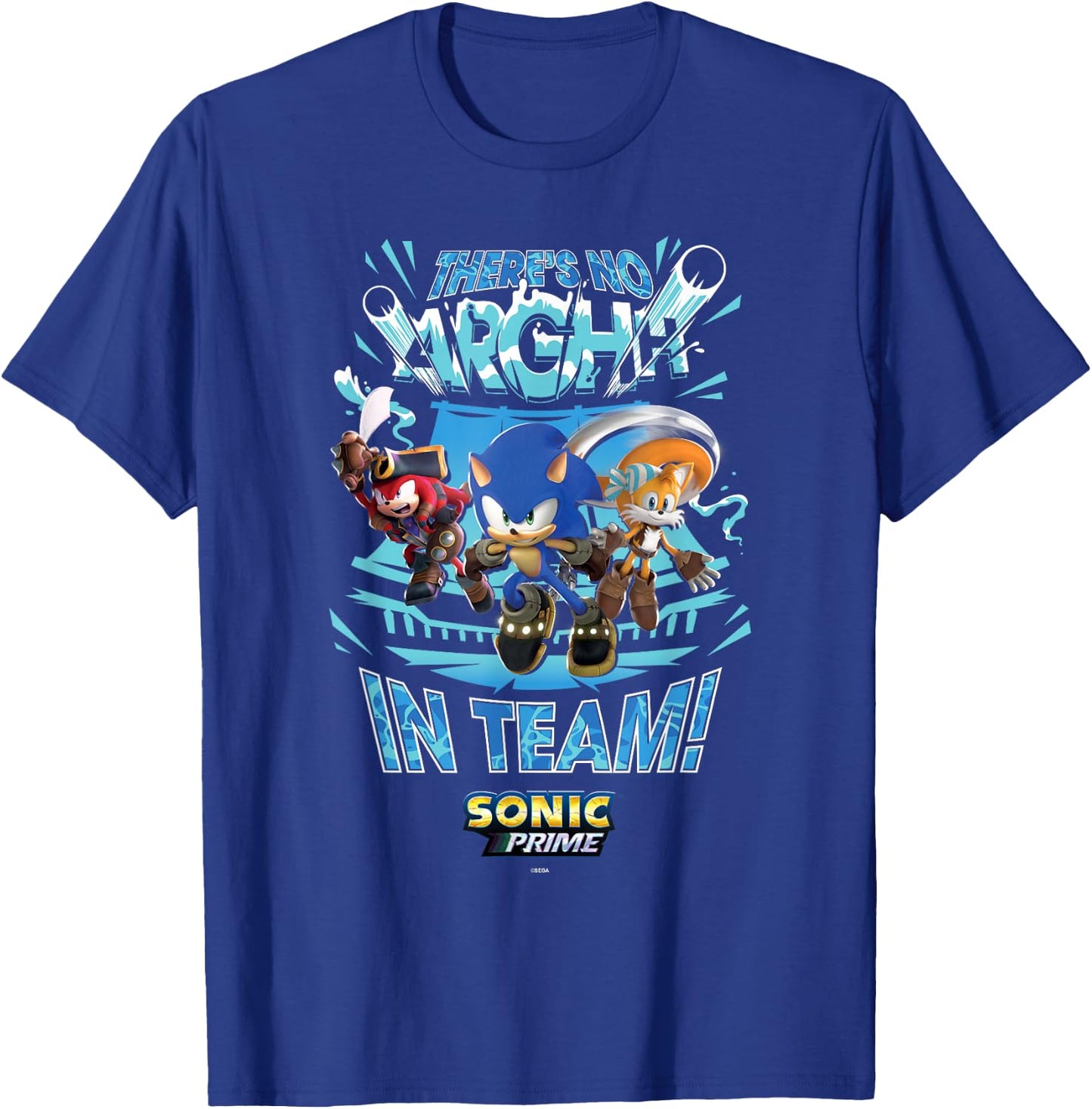 Sonic the Hedgehog, Sonic Prime - There's No Arghh in Team! T-Shirt - T-Shirt | Royal