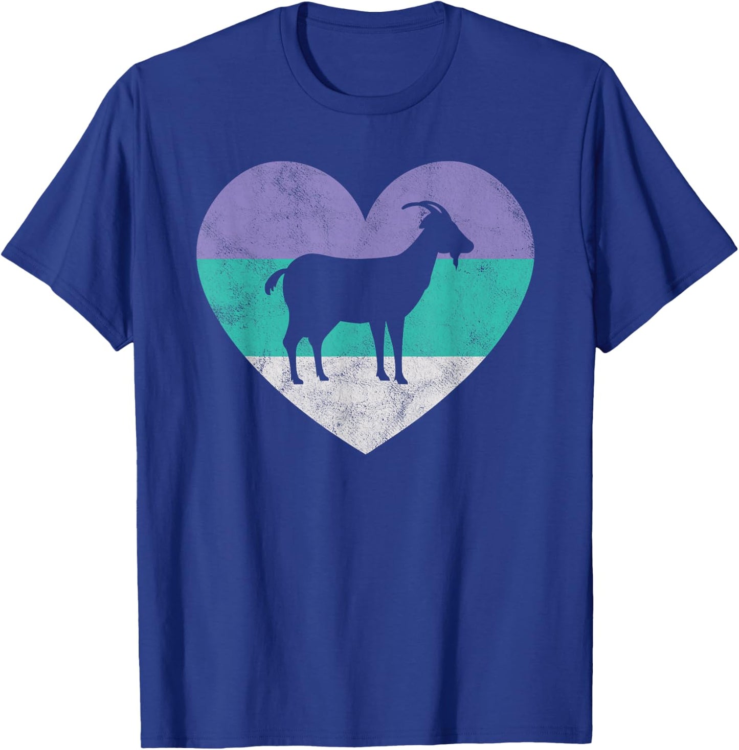 Goat Gift & Girls Retro Cute T-Shirt - T-Shirt | Royal
