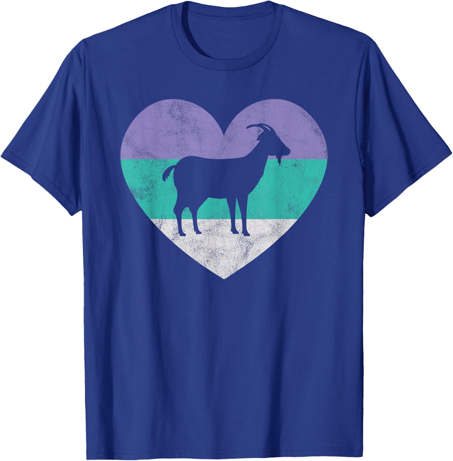 Goat Gift & Girls Retro Cute T-Shirt - T-Shirt | Royal