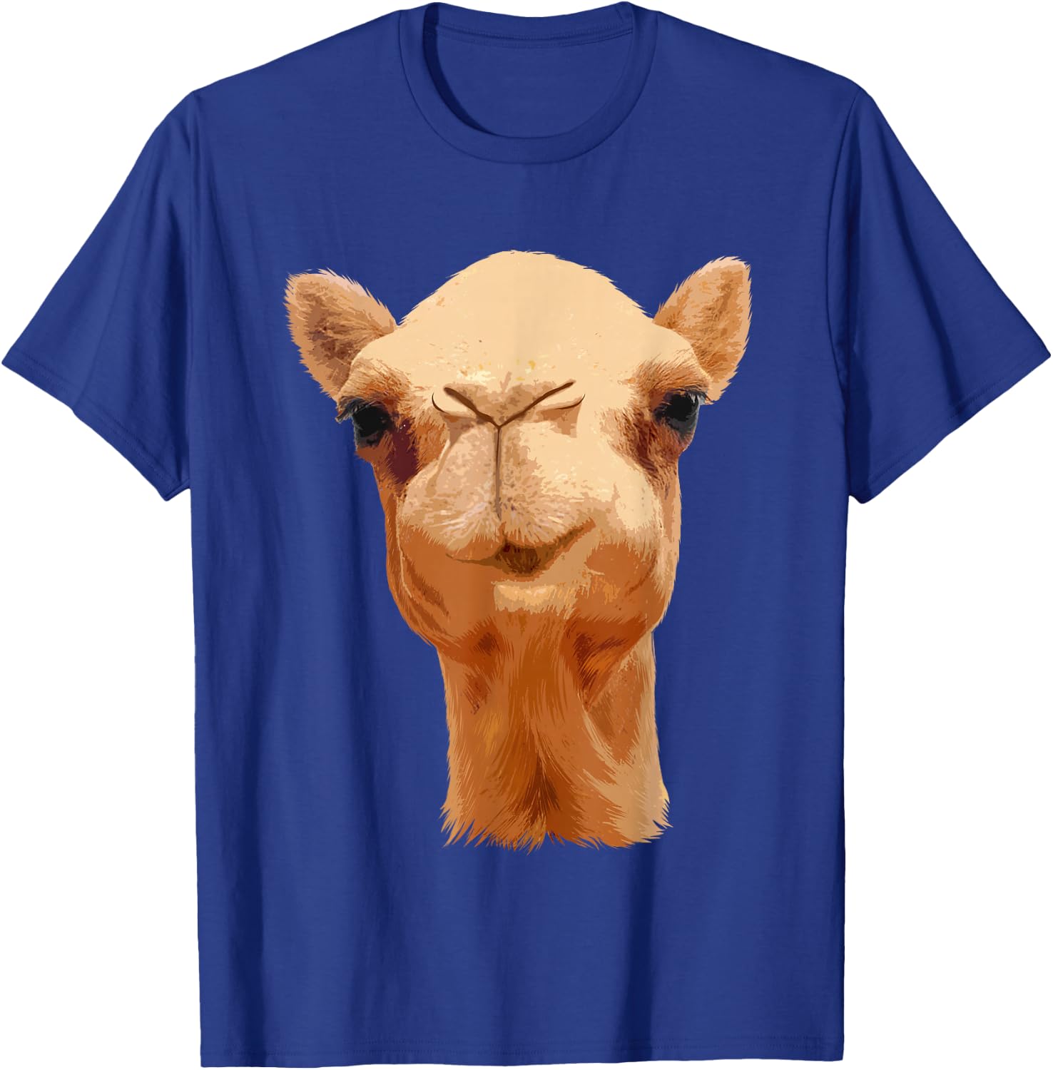 Camel Women Animal Face African Safari Camel Lover T-Shirt - T-Shirt | Royal