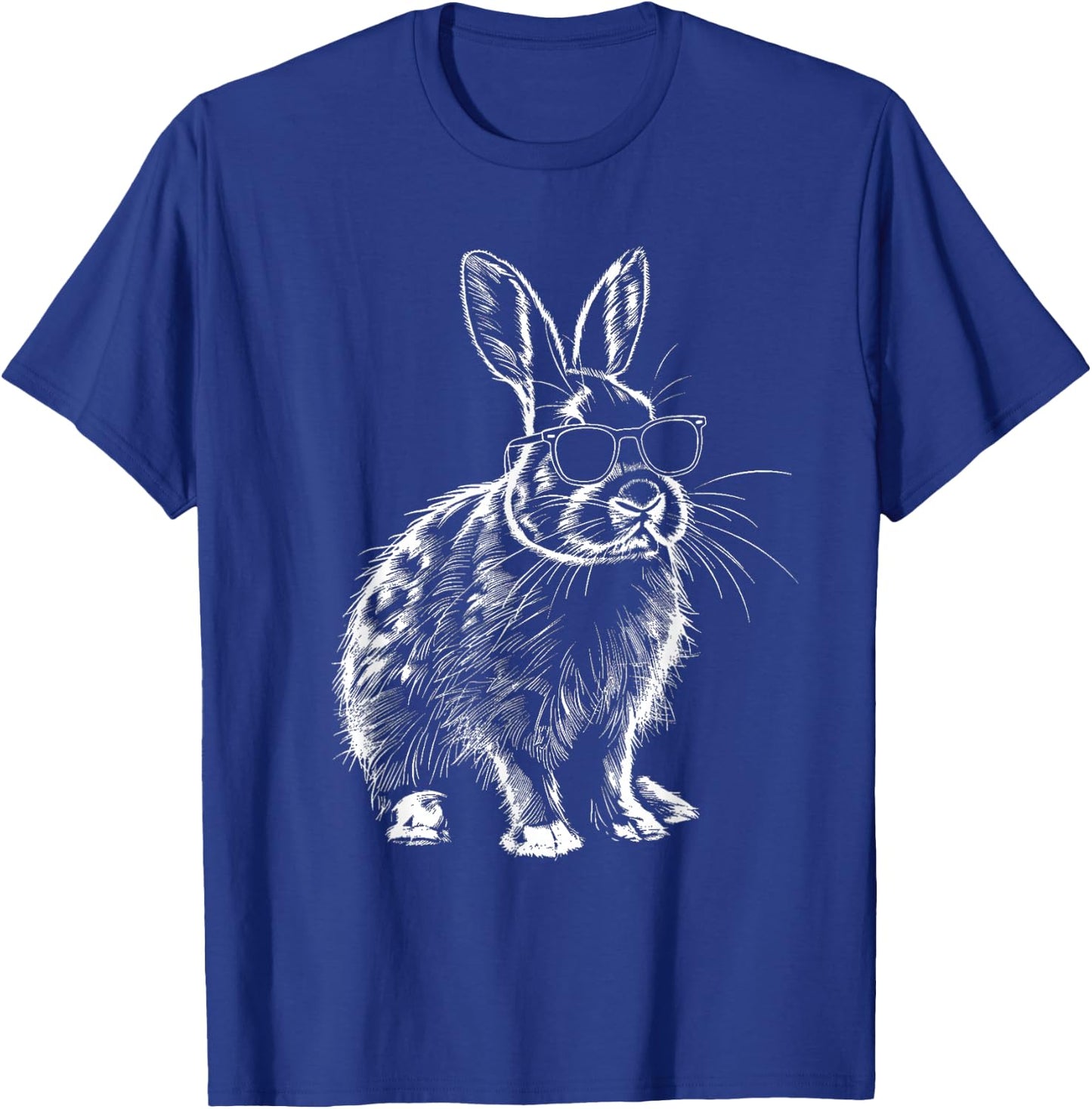Rabbit Animal Lovers Cute Rabbit Bunny Sunglasses T-Shirt - T-Shirt | Royal