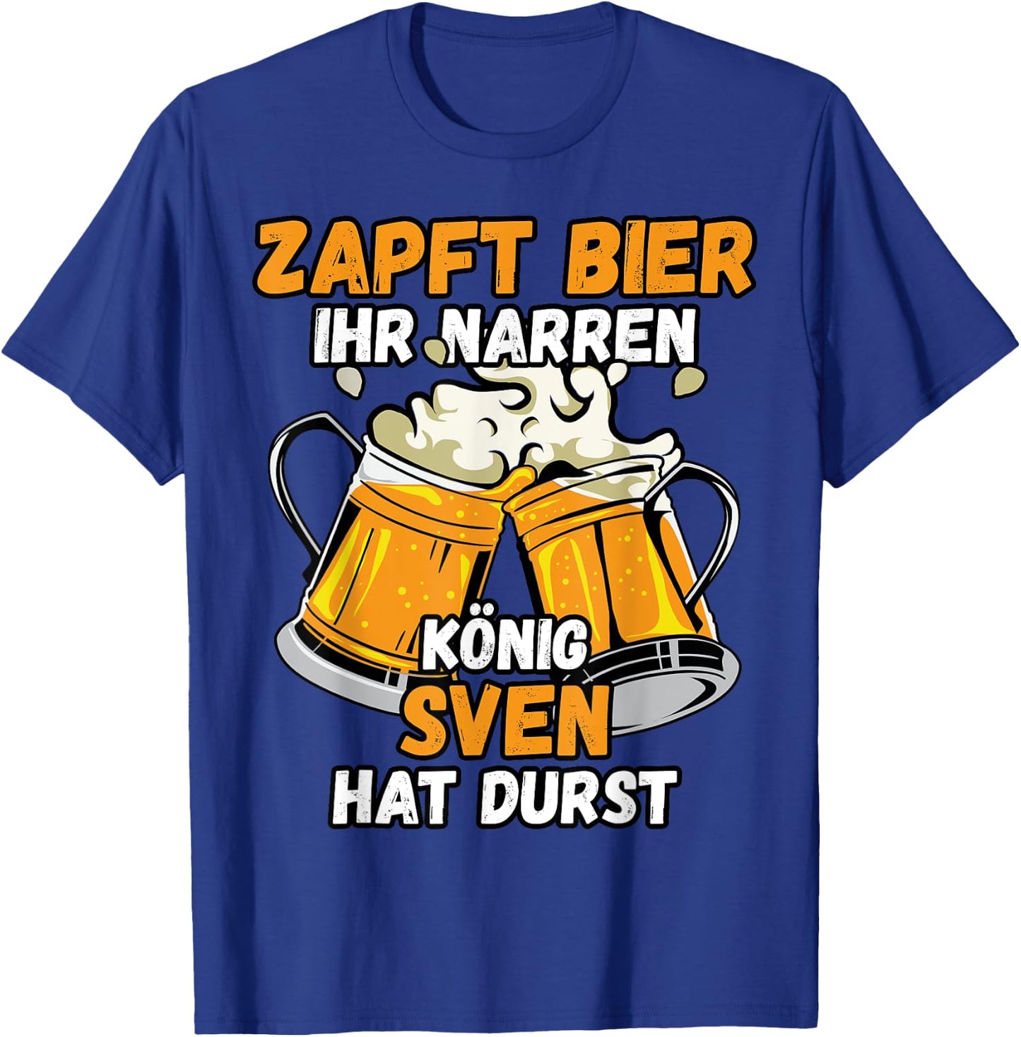 SVEN Name Vorname Biertrinker Bier Spruch T-Shirt - T-Shirt | Royal