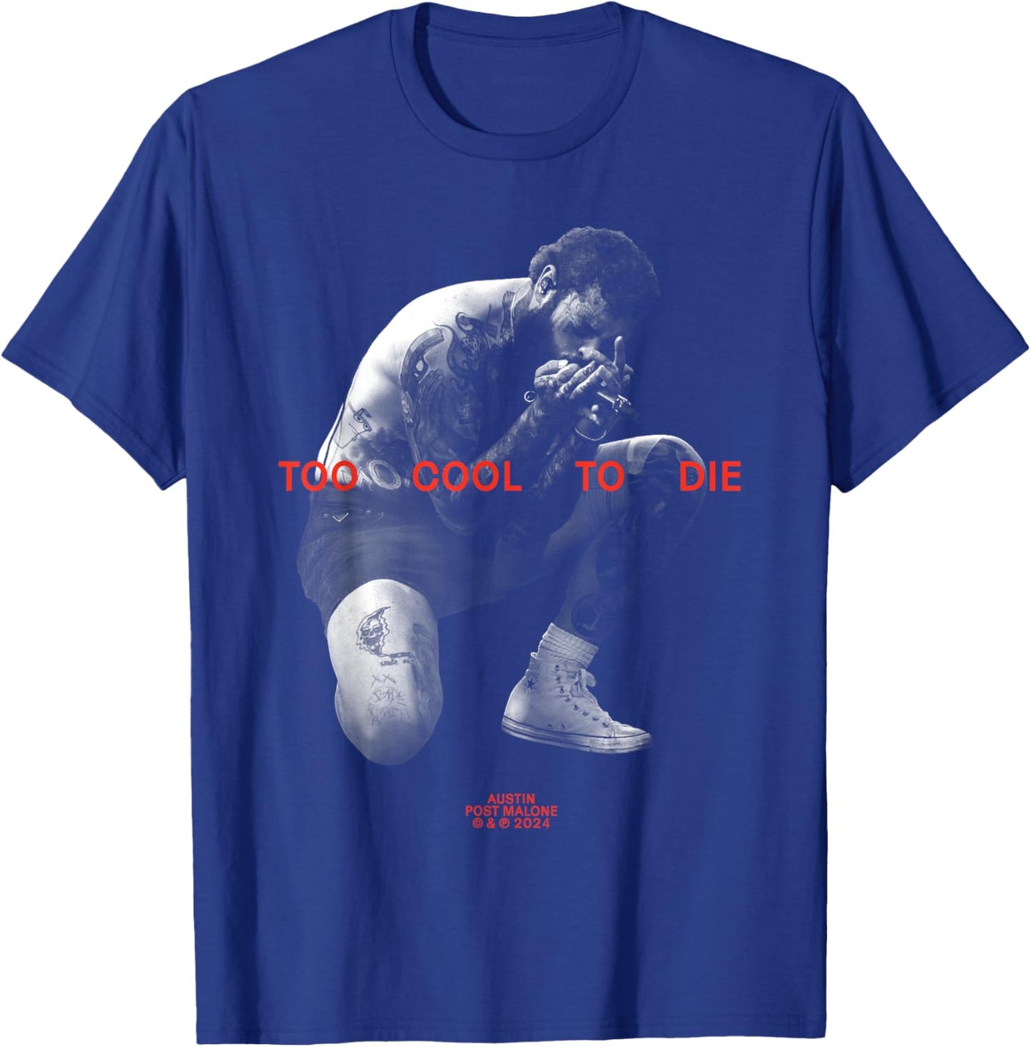 Post Malone Official Too Cool to Die T-Shirt - T-Shirt | Royal