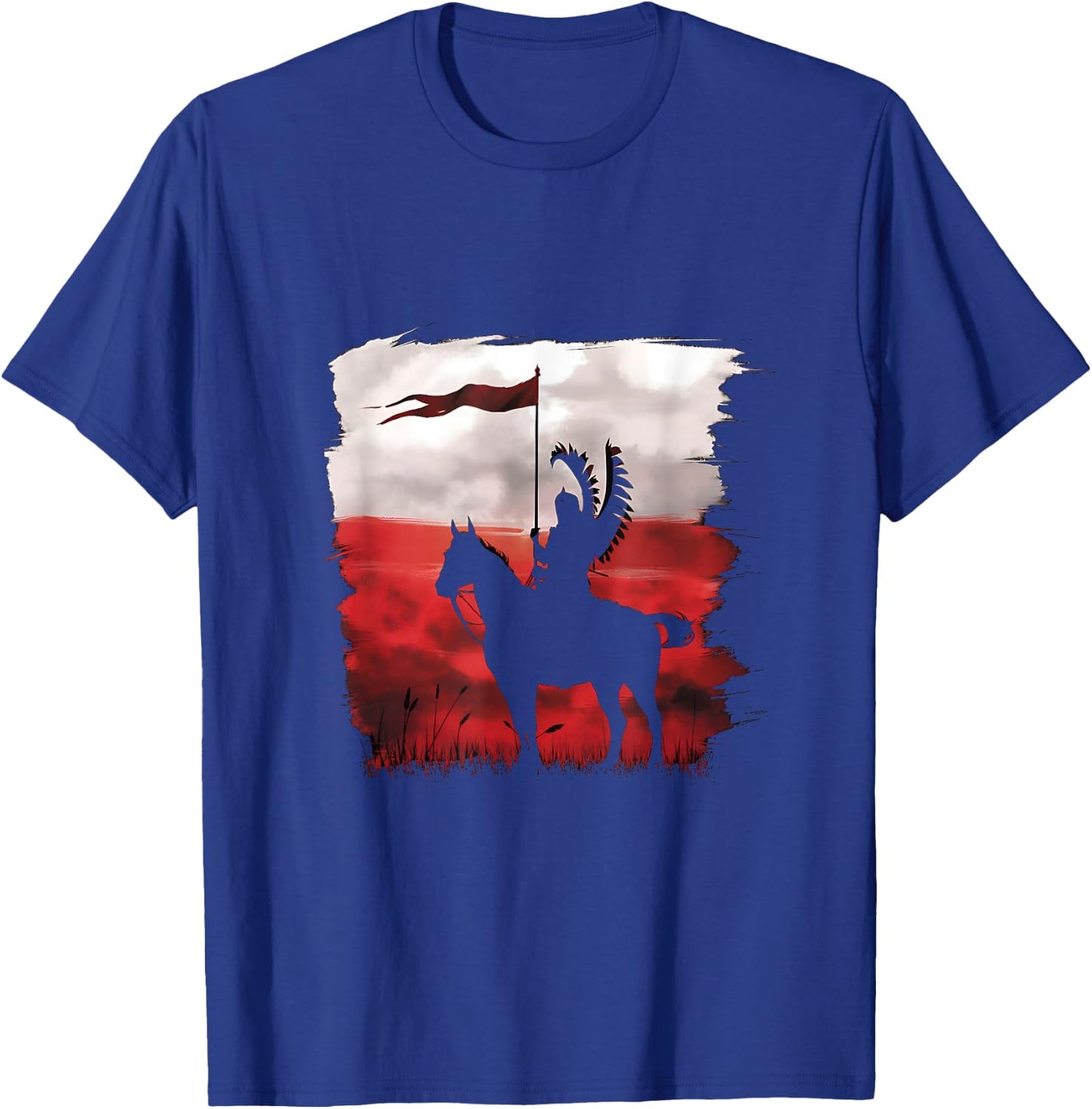 Flag of Polish National Day Hussar Husaria Poland Poland T-Shirt - T-Shirt | Royal