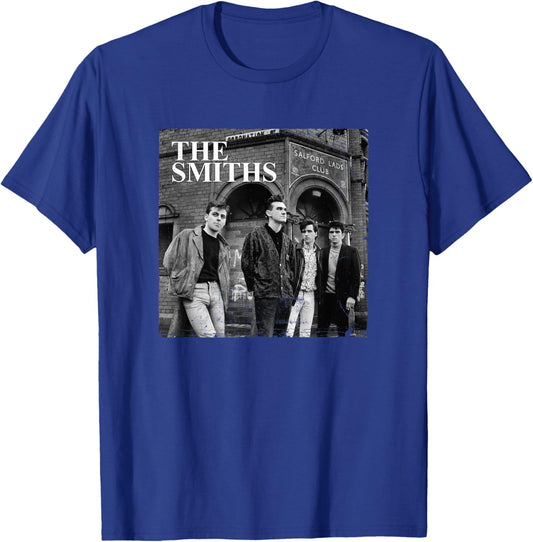 The Smiths Salford Lads Club Band Photo of Stephen Wright , black T-Shirt - T-Shirt | Royal