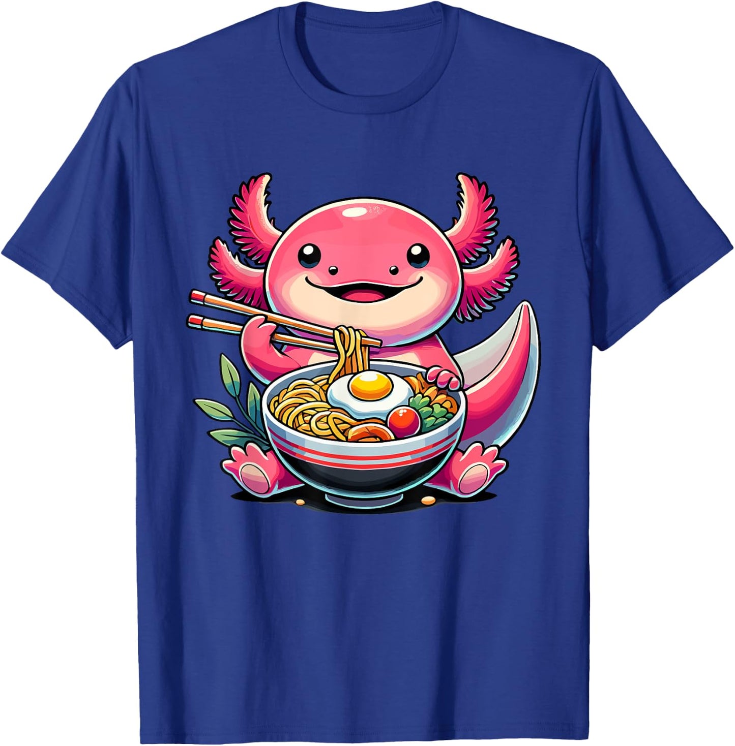 Axolotl Ramen Noodles for Girls & Kids | Anime kawaii, Axolotl T-Shirt - T-Shirt | Royal