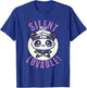 Cute Panda Bear Ninja Silent But Lovable Kids Shirt T-Shirt - T-Shirt | Royal