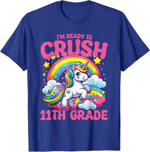 Crush 11th Grade Unicorn Girls Teacher Back to School