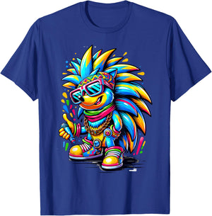 Urban Graffiti Hedgehog Lover Shirt Street Art Hedgehog T-Shirt - T-Shirt | Royal