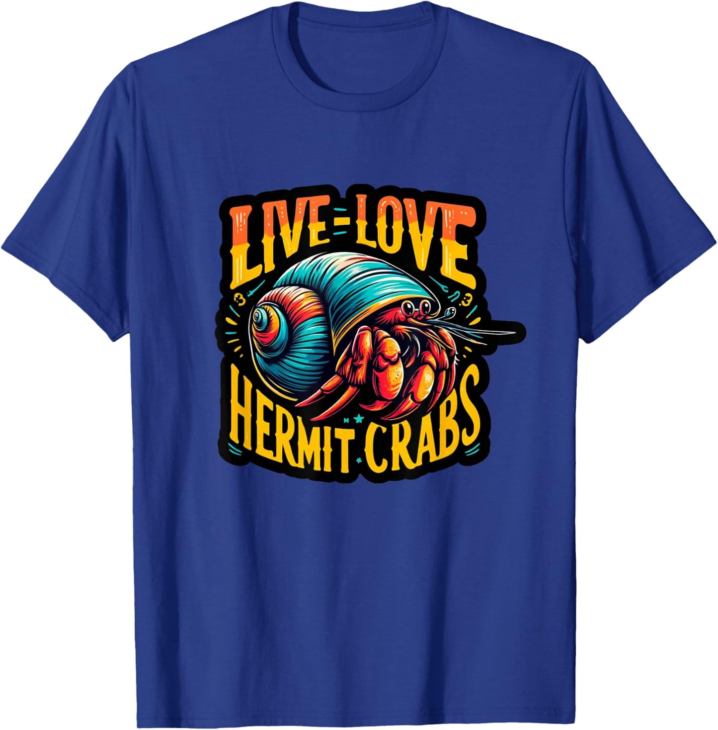 Hermit Crab Lover Shirt Ocean Animal Pet Hermit Crabs T-Shirt - T-Shirt | Royal