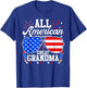 All American Great Grandma 4th of July Sunglasses Patriotic T-Shirt - T-Shirt | Royal