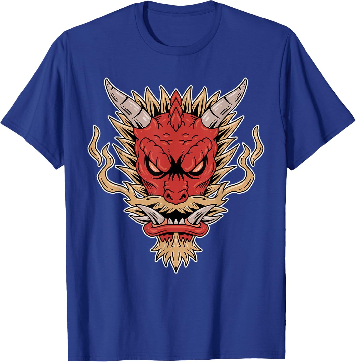 Mythical Chinese Dragon Japanese Fantasy T-Shirt - T-Shirt | Royal