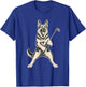 German Shepherd Golf Sports Vintage Dog Lover T-Shirt - T-Shirt | Royal