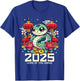 Cute Happy Chinese New Year of the Snake 2025 Lunar Zodiac T-Shirt - T-Shirt | Royal