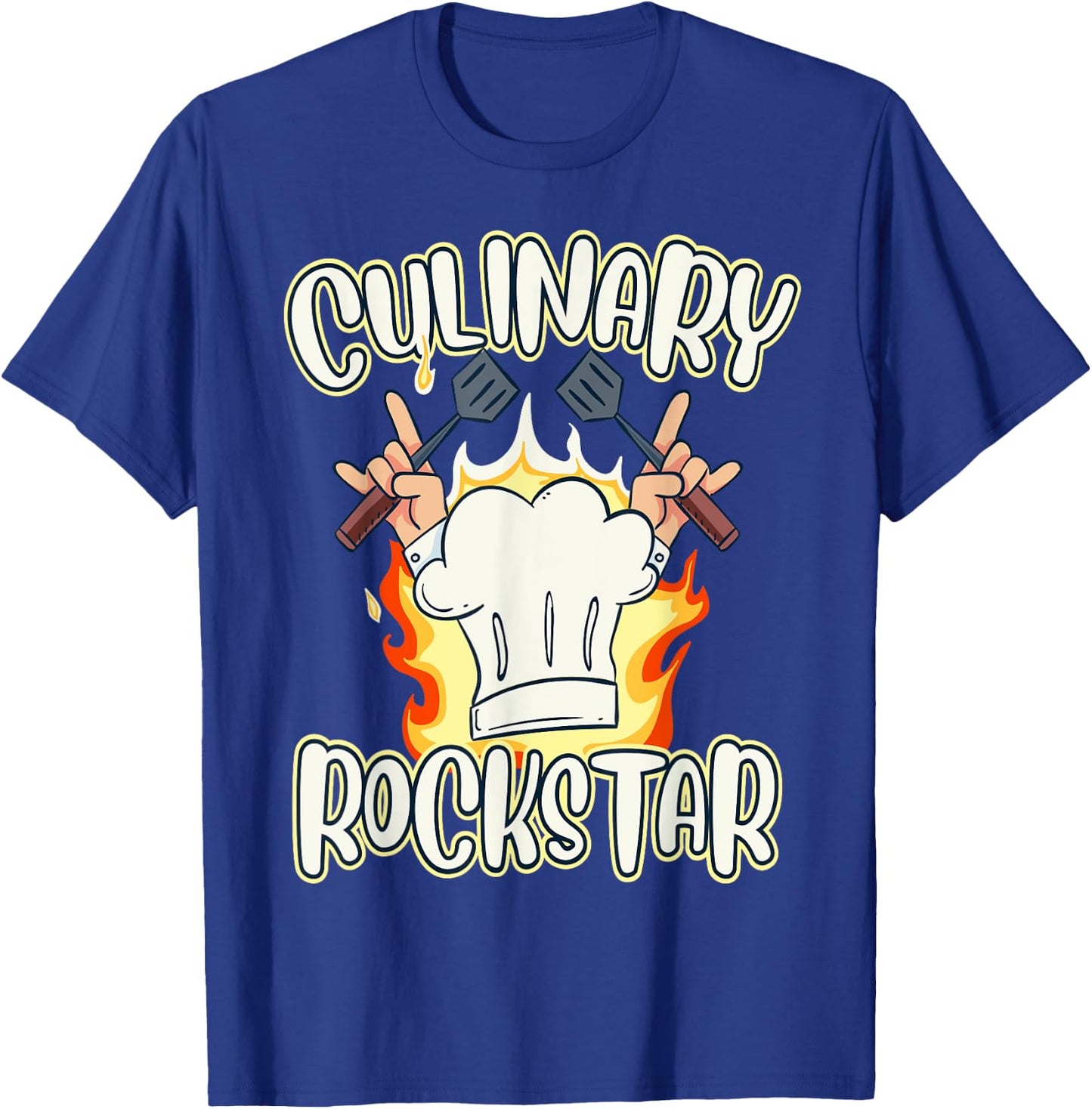 Culinary Rockstar Cooking T-Shirt - T-Shirt | Royal