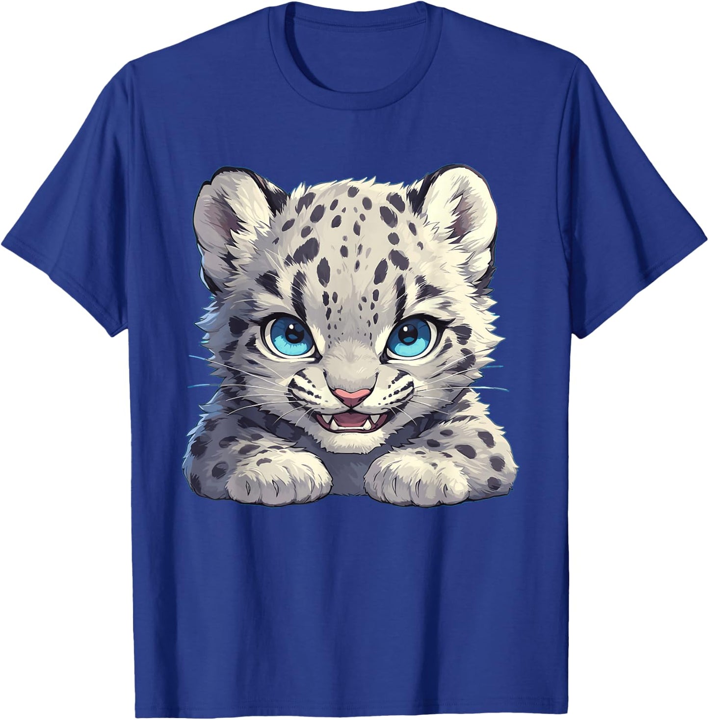Snow Leopards Lovers Snow Leopard T-Shirt - T-Shirt | Royal