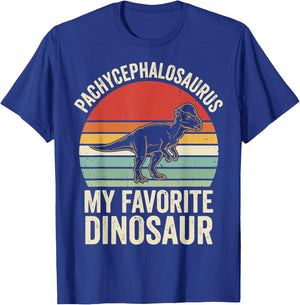 Pachycephalosaurus My Favorite Dinosaur T-Shirt - T-Shirt | Royal