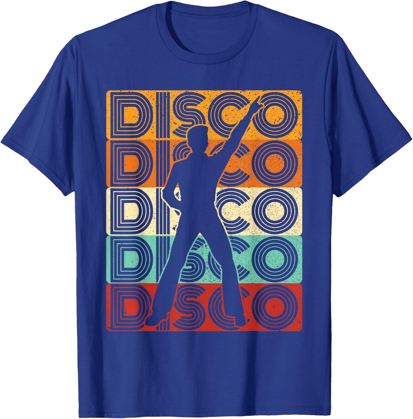 Disco Outfit Men's 70s Costume & 80s Dance Party Disco , black, s T-Shirt - T-Shirt | Royal