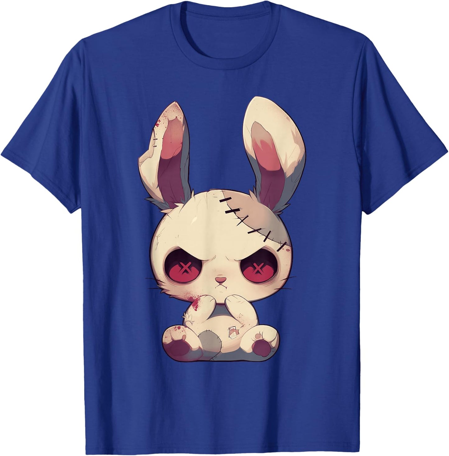 Cute Goth Bunny Doll Gothic Outfit Cute E-Girl Grunge T-Shirt - T-Shirt | Royal