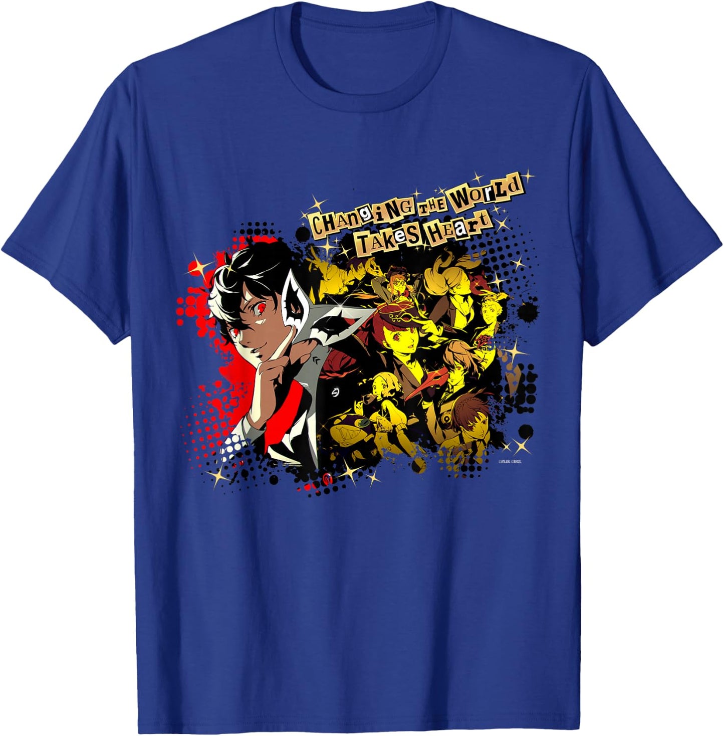 ATLUS Persona 5 Royal: Changing the World Takes Heart T-Shirt - T-Shirt | Royal
