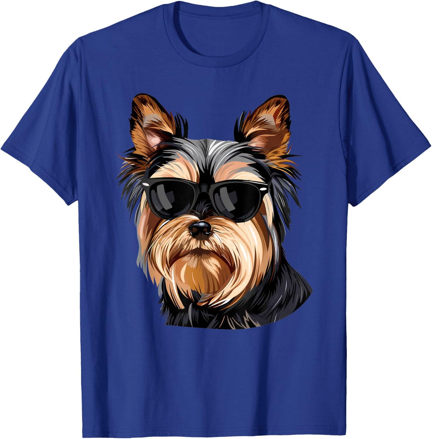 Silky Terrier Dog Sunglasses T-Shirt - T-Shirt | Royal