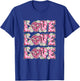 Love Disco Outfit Women Teen Girl 70s Costume Cute 70s Disco T-Shirt - T-Shirt | Royal