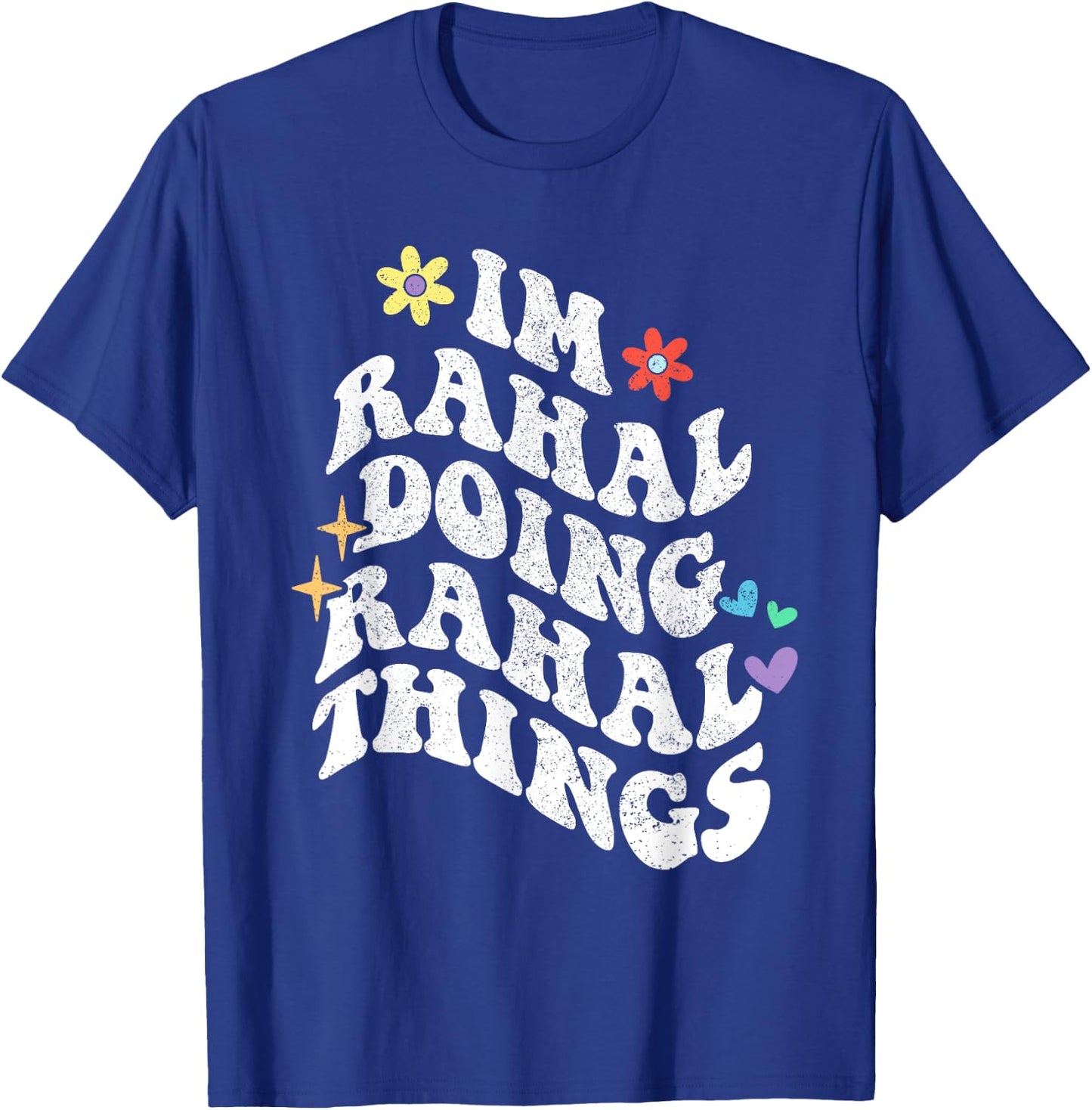 Retro Groovy Im Rahal Doing Rahal Things Funny Mother's Day T-Shirt - T-Shirt | Royal