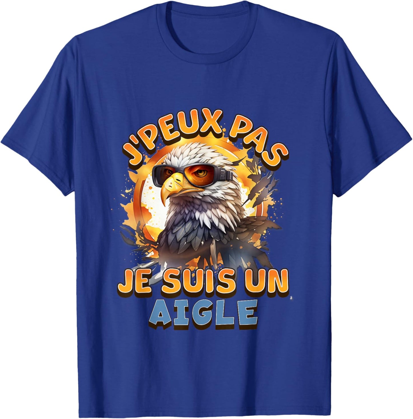 Children's Funny Bird I Am Un Aigle homme femme , Black, S T-Shirt - T-Shirt | Royal