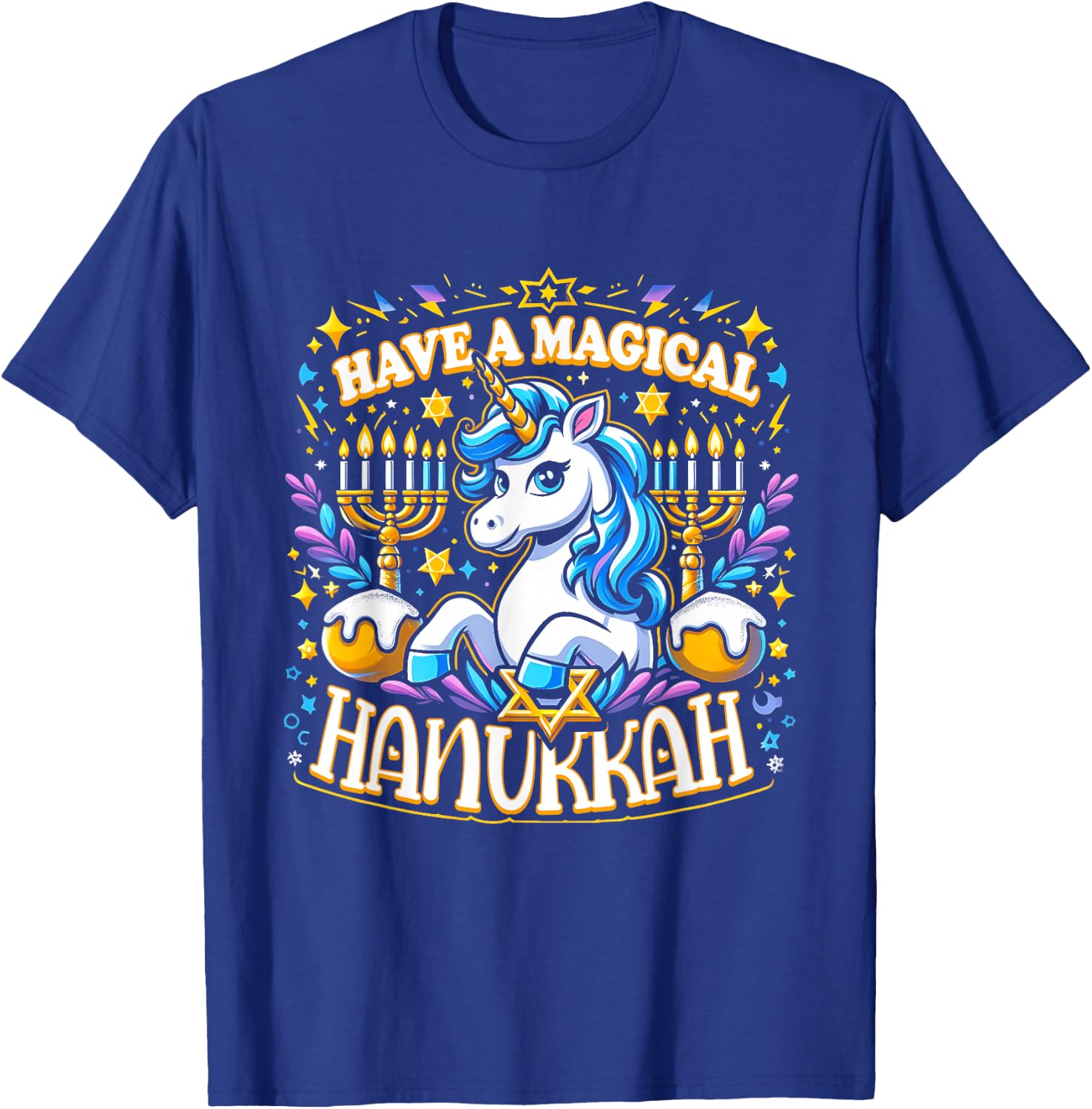 Girls Holiday T-Shirt - T-Shirt | Royal