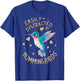 Easily Distracted By Hummingbirds T-Shirt - T-Shirt | Royal