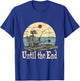 Skelett Angeln bis zum Ende Lustiger Fischer T-Shirt - T-Shirt | Royal