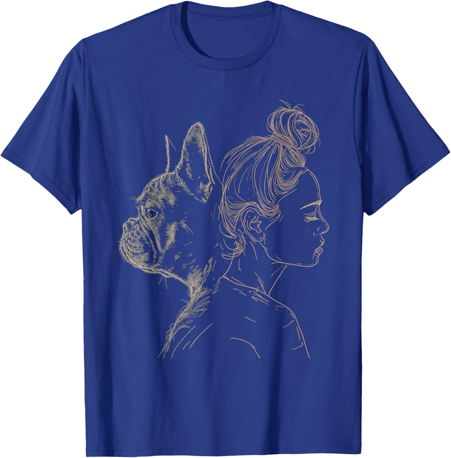 French Bulldog Mom Cute Frenchie Lover Mother's Day Women T-Shirt - T-Shirt | Royal