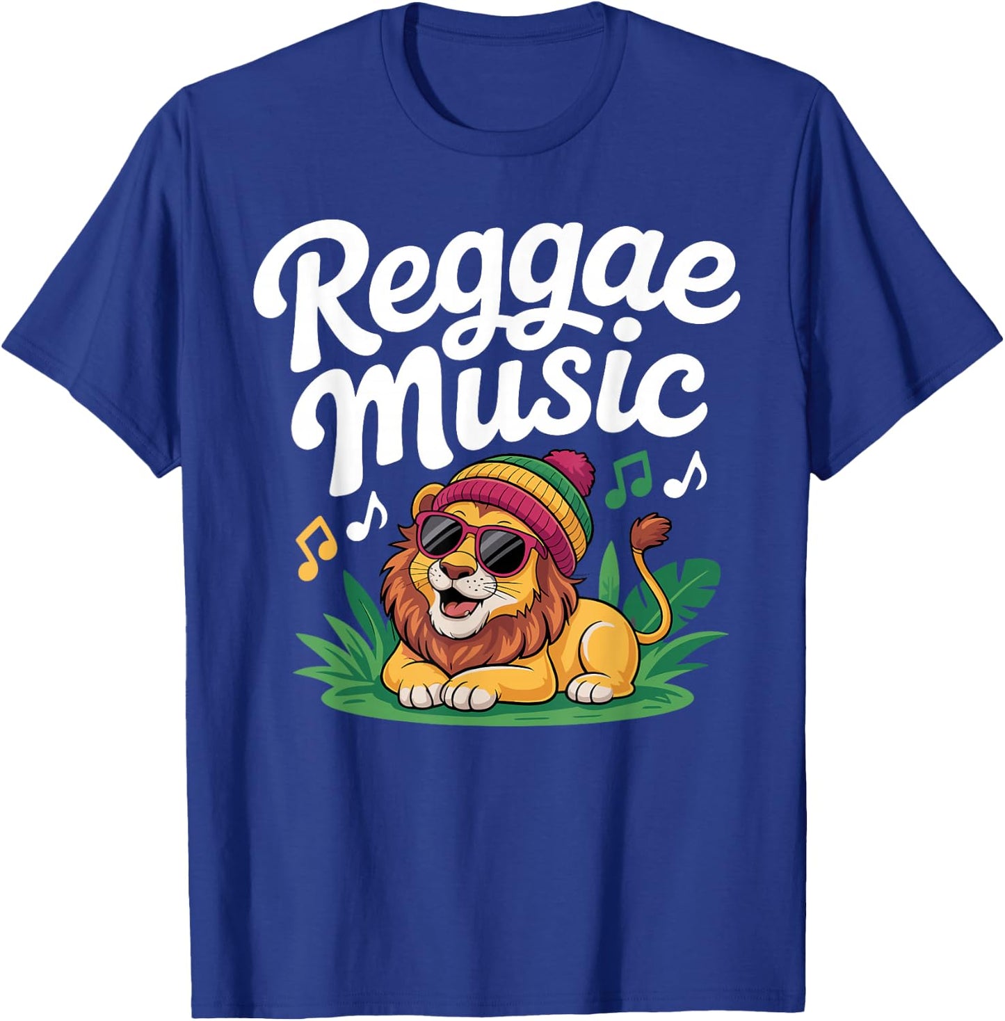 Funny Reggae Art Women Jamaican Rasta Rastafari T-Shirt - T-Shirt | Royal