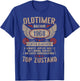 Oldtimer Baujahr 1968 Geboren Vintage Birthday Retro T-Shirt - T-Shirt | Royal