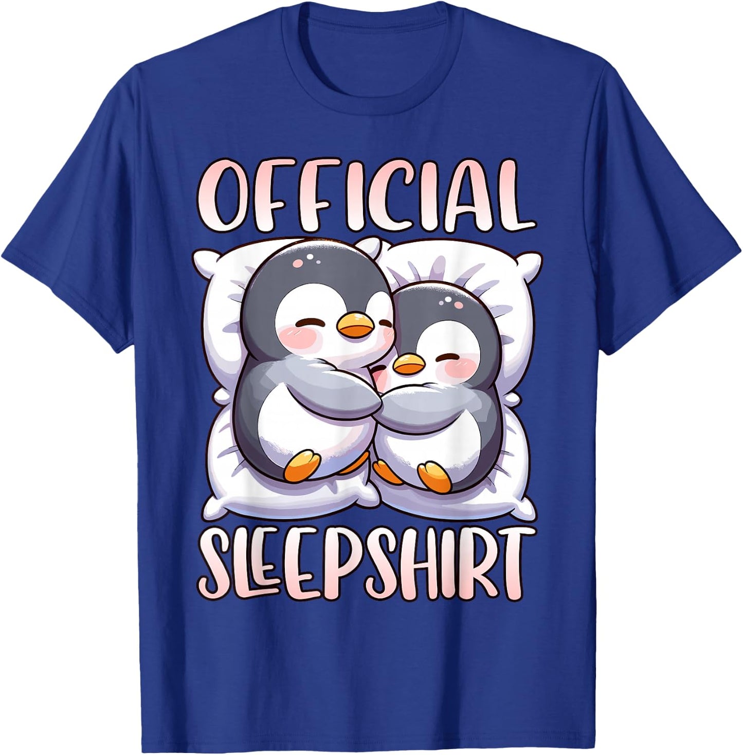 Sleep Penguin, Official Sleepshirt, Nightshirt & Sleeping T-Shirt - T-Shirt | Royal