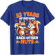 53rd Wedding Anniversary 53 Years Of Driving Each Other Nuts T-Shirt - T-Shirt | Royal