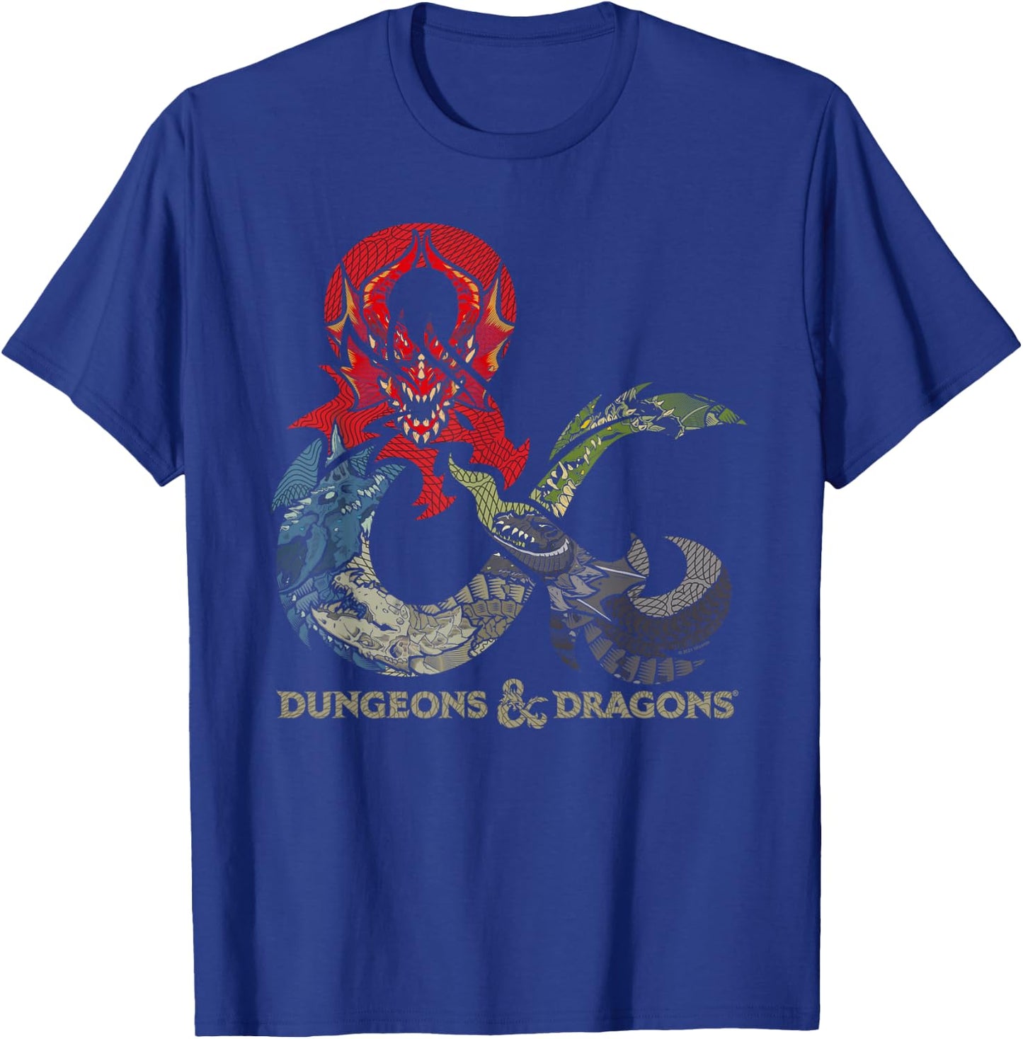 Dungeons & Dragons Dragon Ampersand Logo , black T-Shirt - T-Shirt | Royal