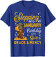 Stepping Into My January Birthday Religious Bday Afro Woman T-Shirt - T-Shirt | Royal