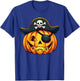 Cute Pirate Jack O Lantern Pumpkin Halloween Costume T-Shirt - T-Shirt | Royal