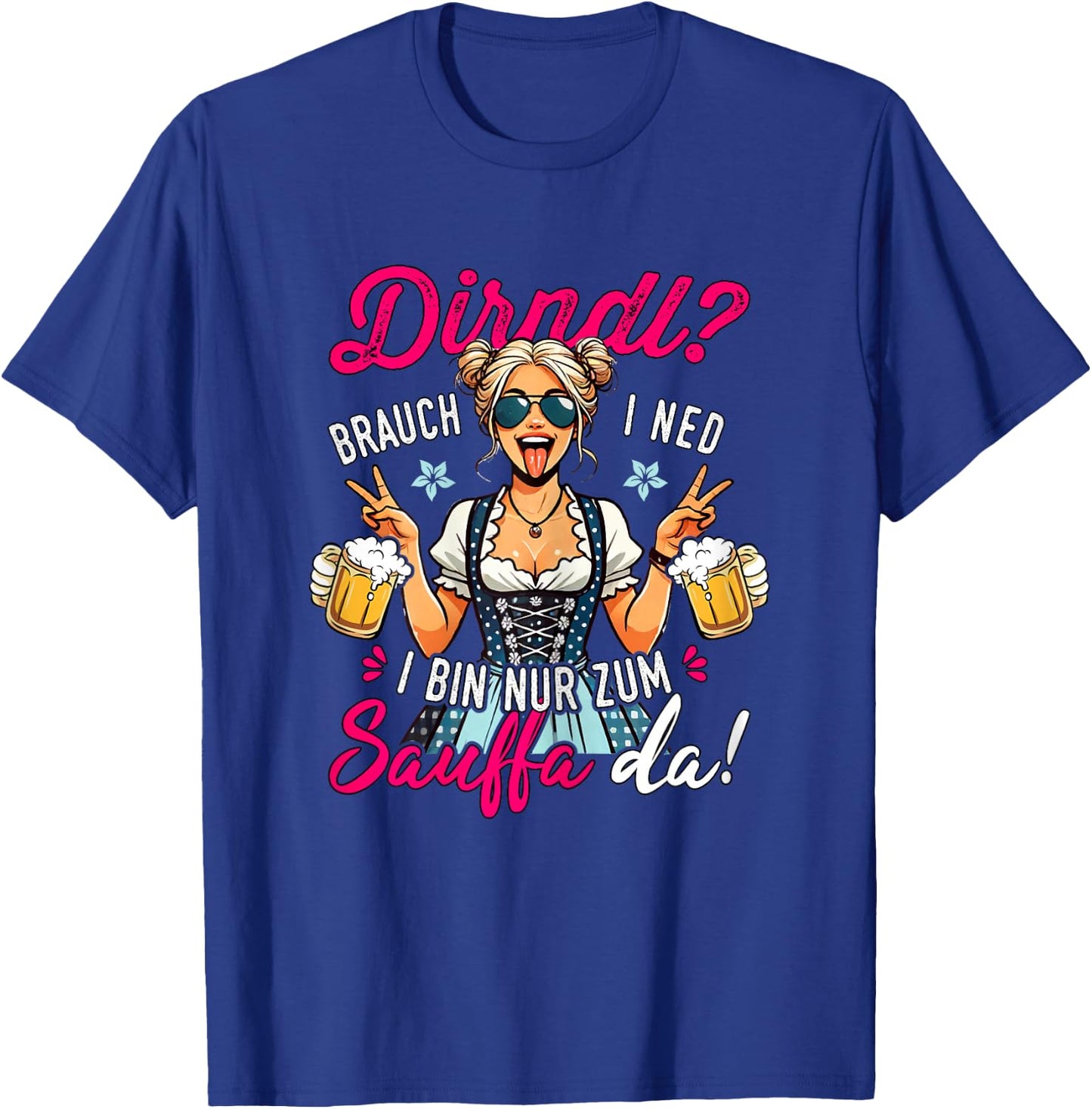 Passend für Oktoberfest Outfit Damen Trachtenshirt Trachten T-Shirt - T-Shirt | Royal