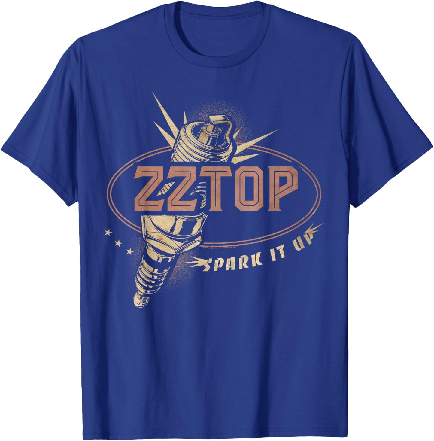 ZZ Top Spark it Up T-Shirt - T-Shirt | Royal