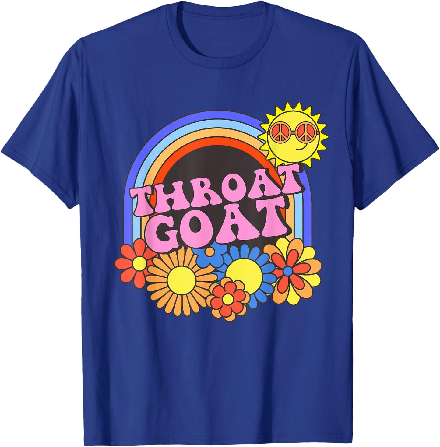 Inappropriate Throat Goat Embarrassing Adult Humor T-Shirt - T-Shirt | Royal