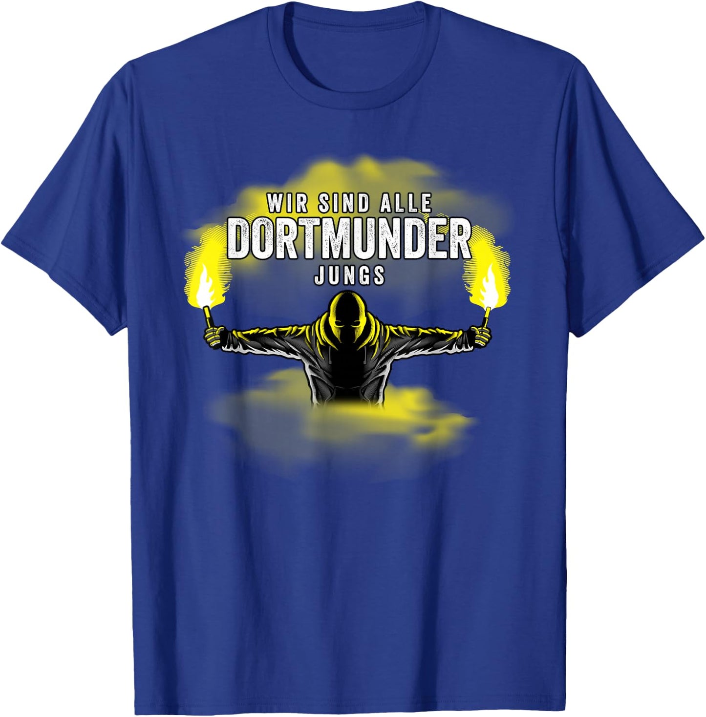 DORTMUNDER Jungs - Fussball - Dortmund - PYRO - BENGALO T-Shirt - T-Shirt | Royal