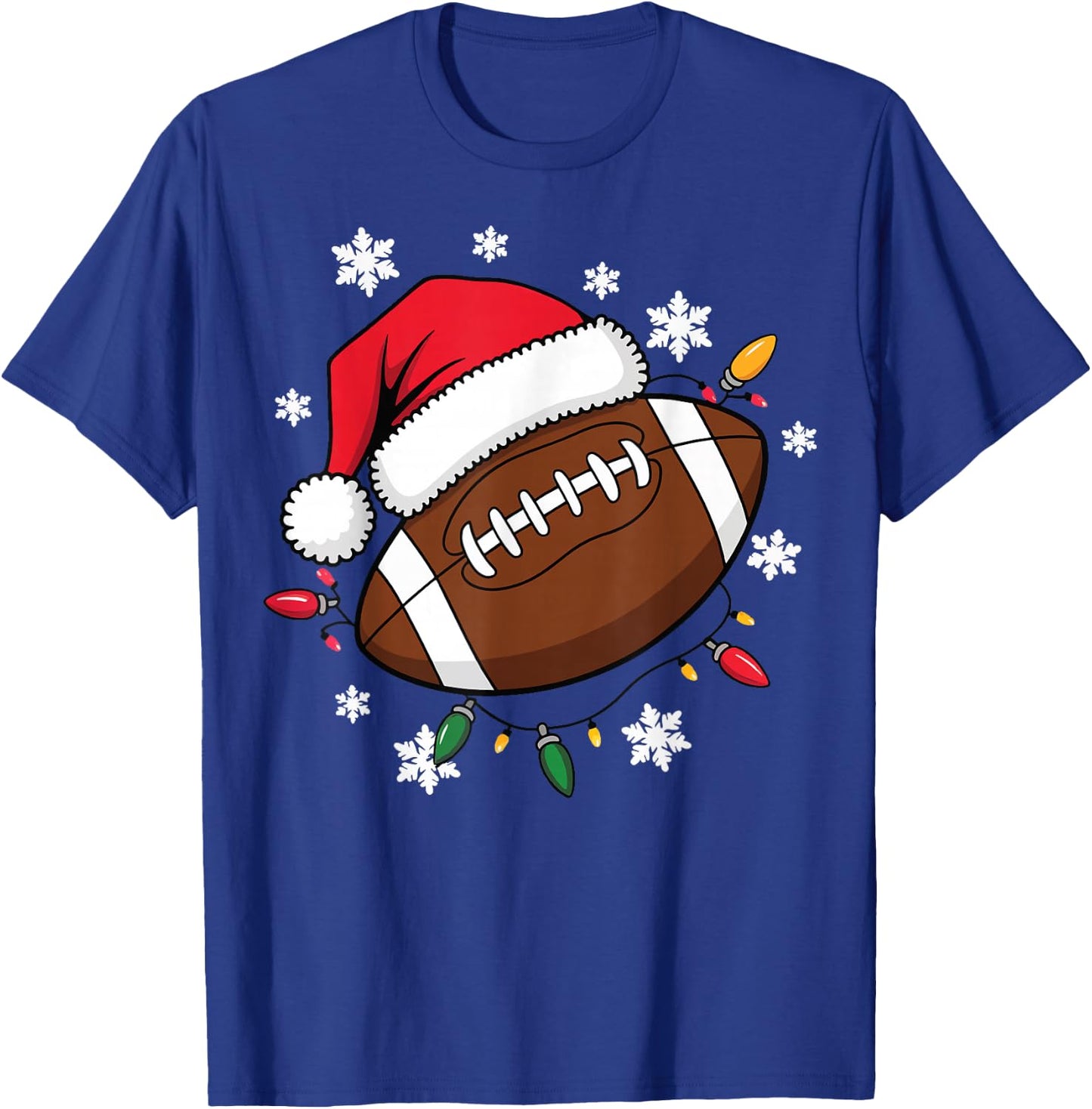 Football Christmas T-Shirt - T-Shirt | Royal